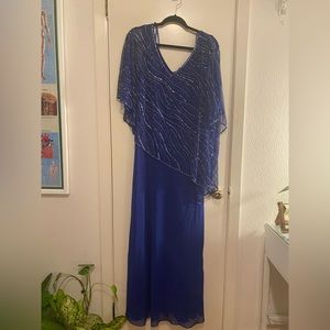 J Kara plus size caplet dress